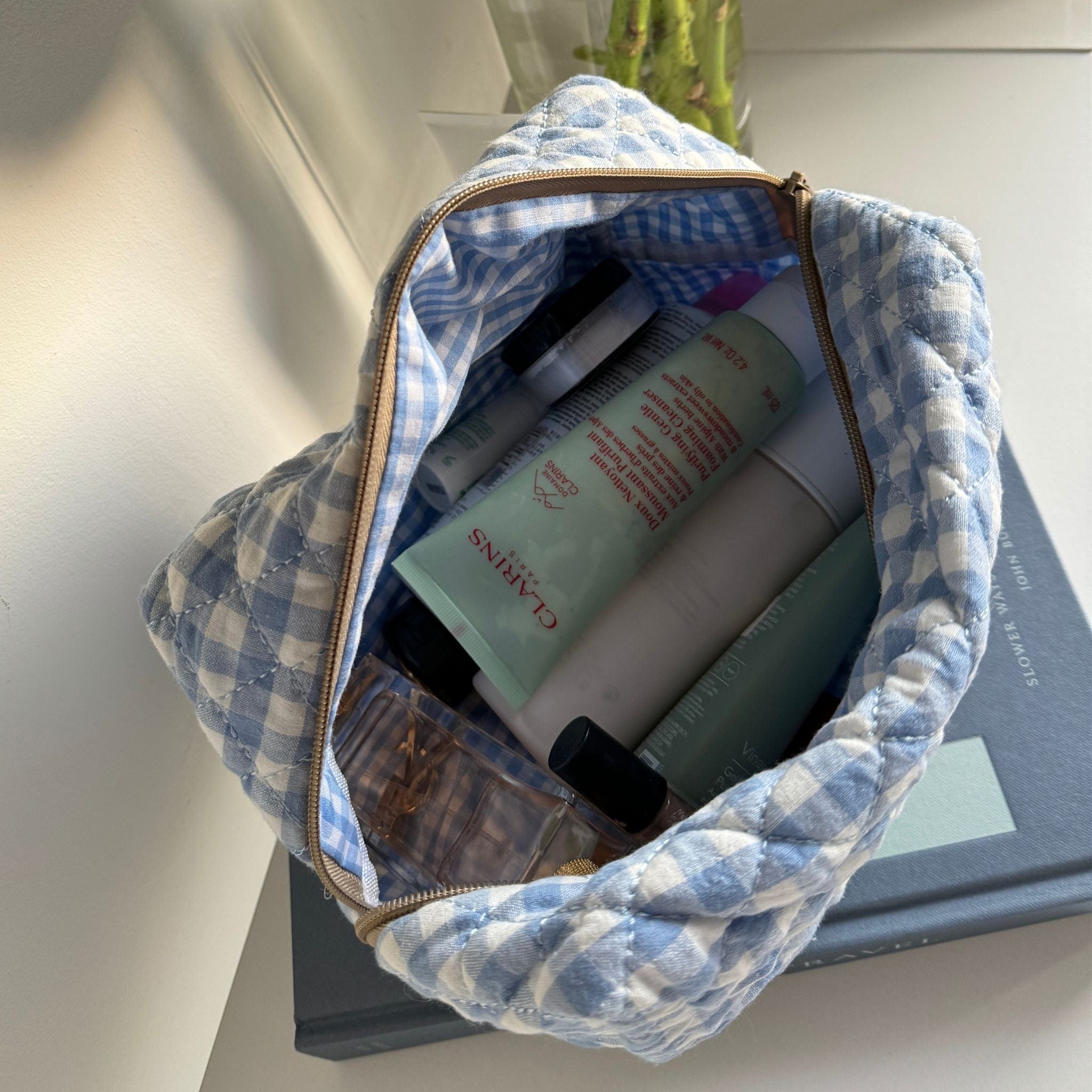 Moon Nude Azure Large Makeup Bag