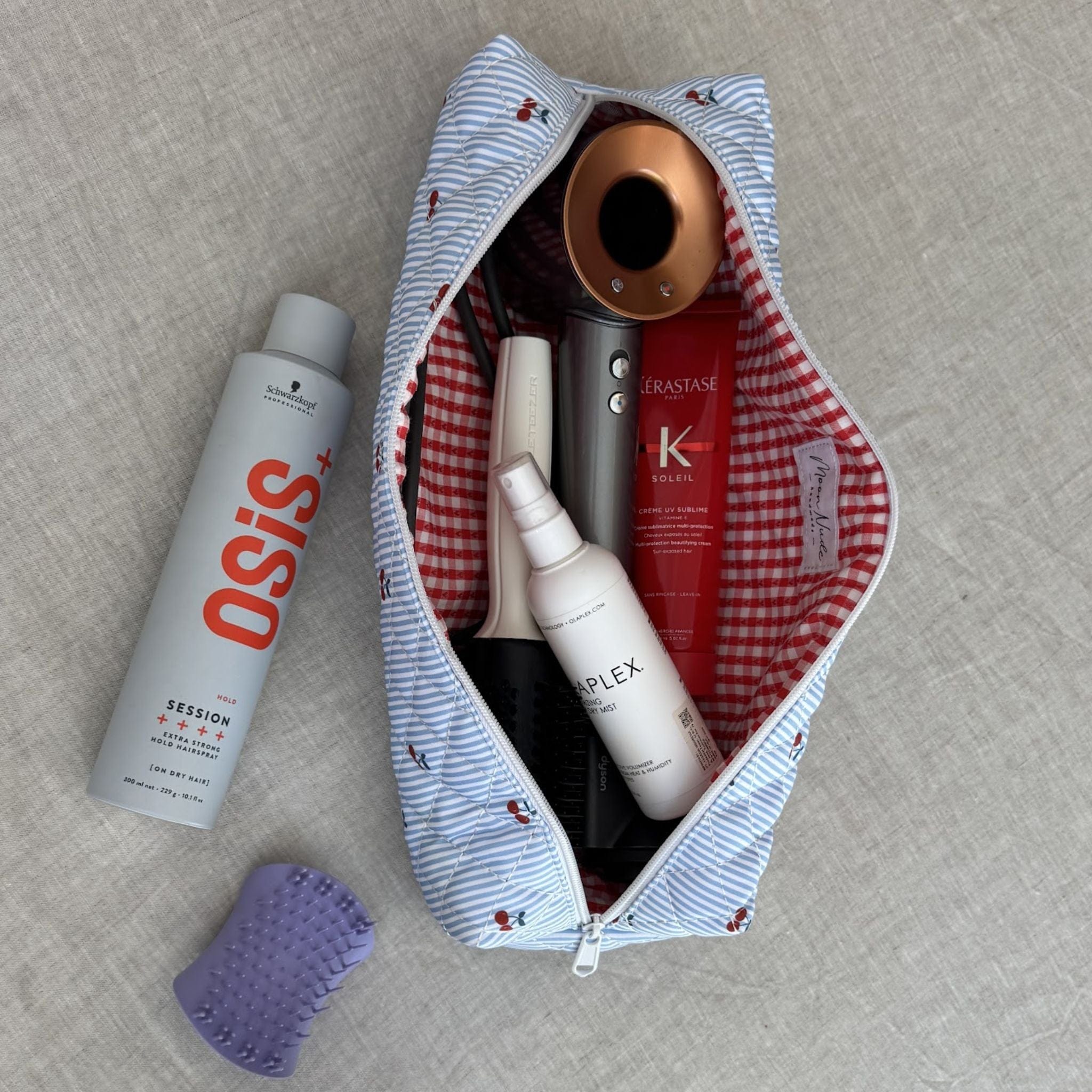 Moon Nude Cherry Hair Tool Bag