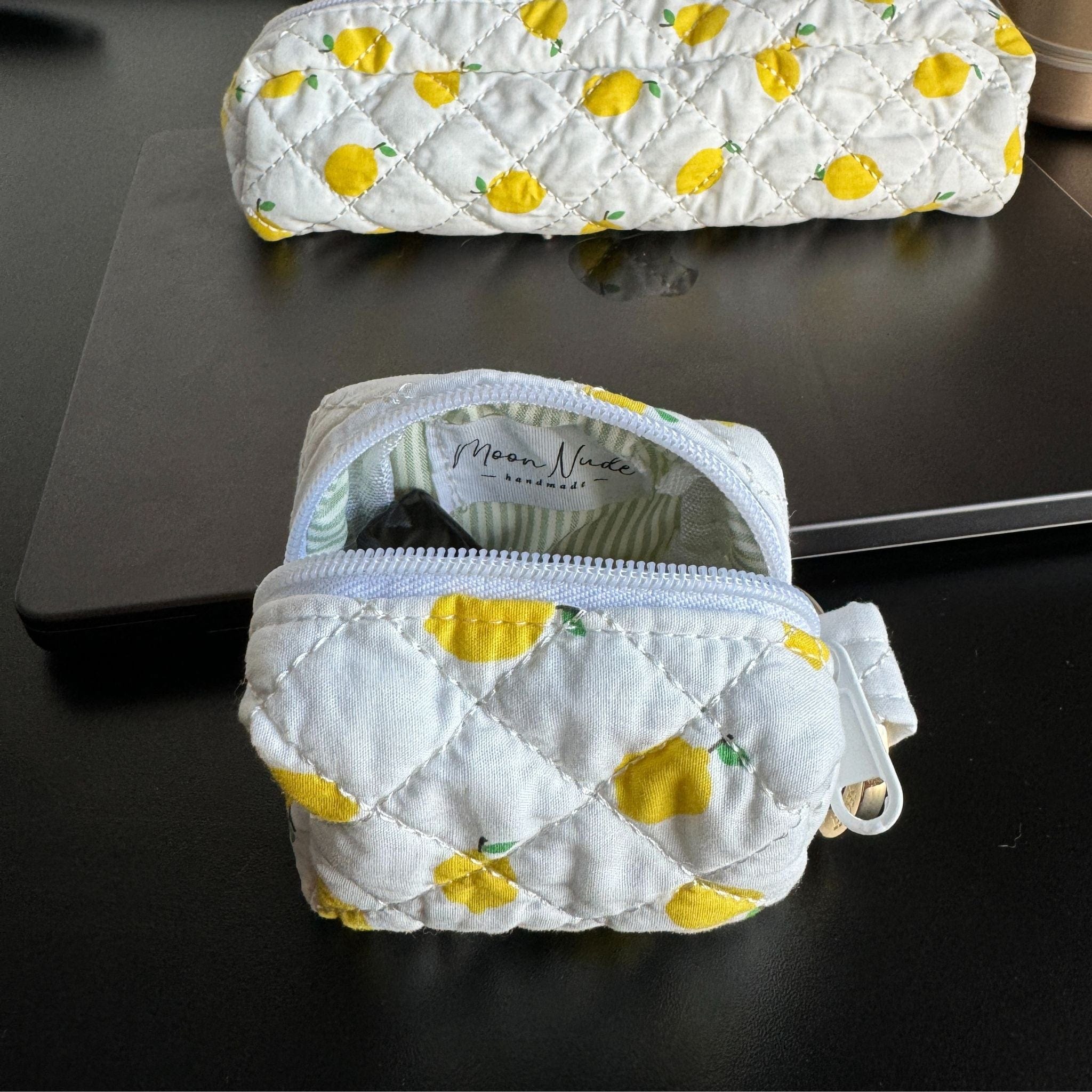 Moon Nude Lemonade Keychain Bag