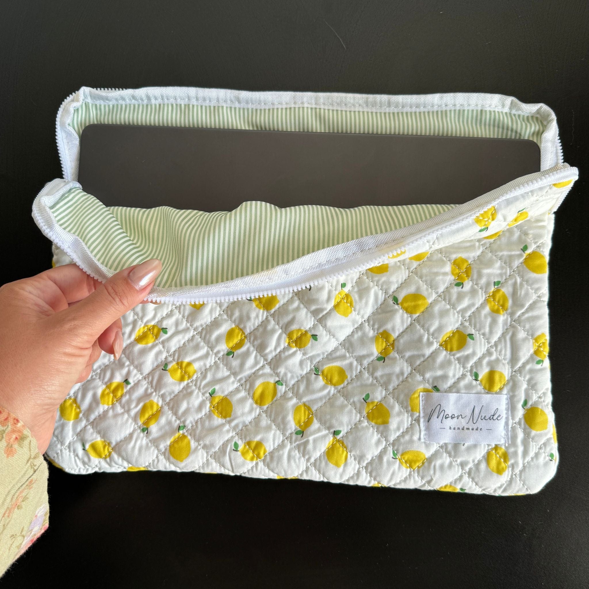 Moon Nude Lemonade Laptop Sleeve