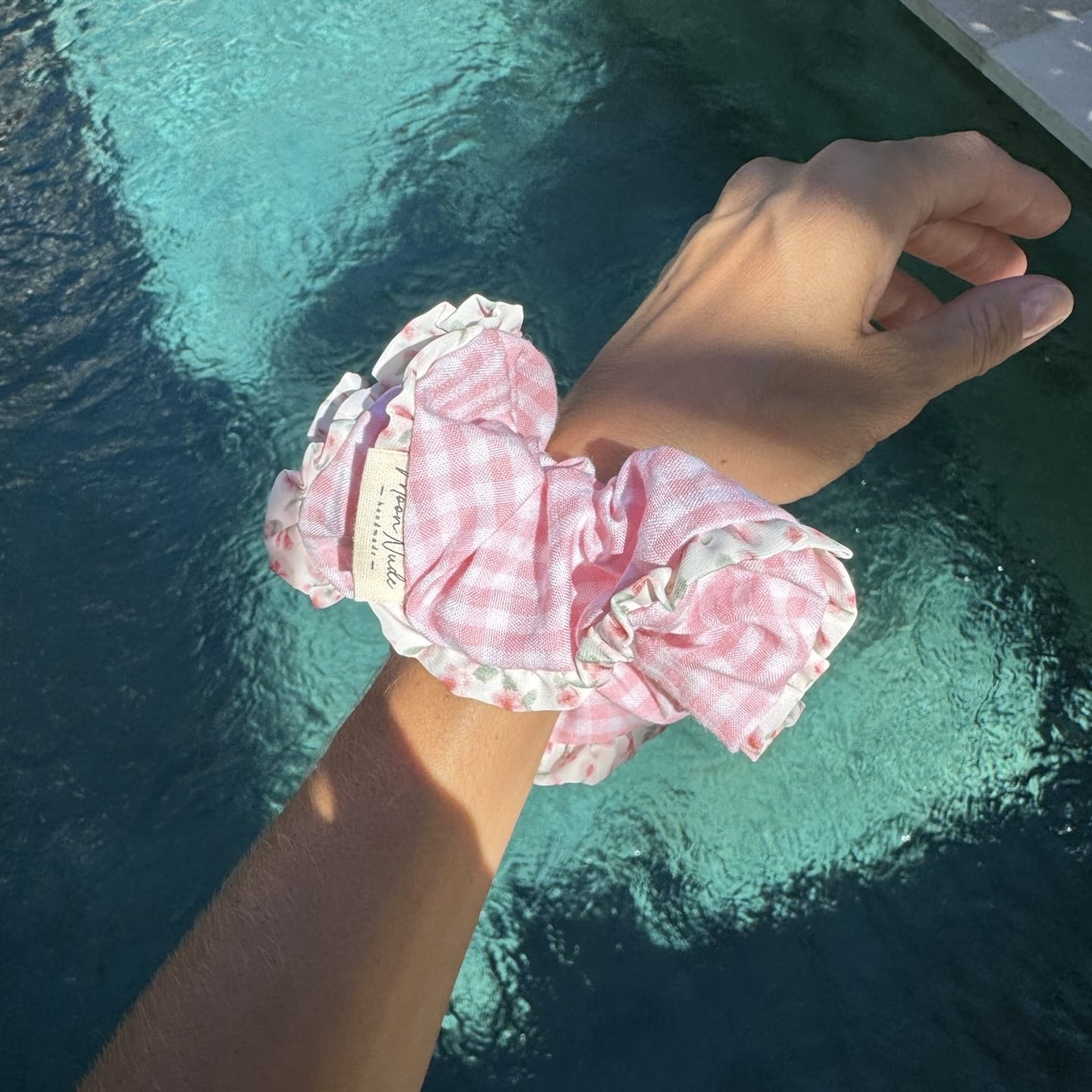 Moon Nude Peony Scrunchie