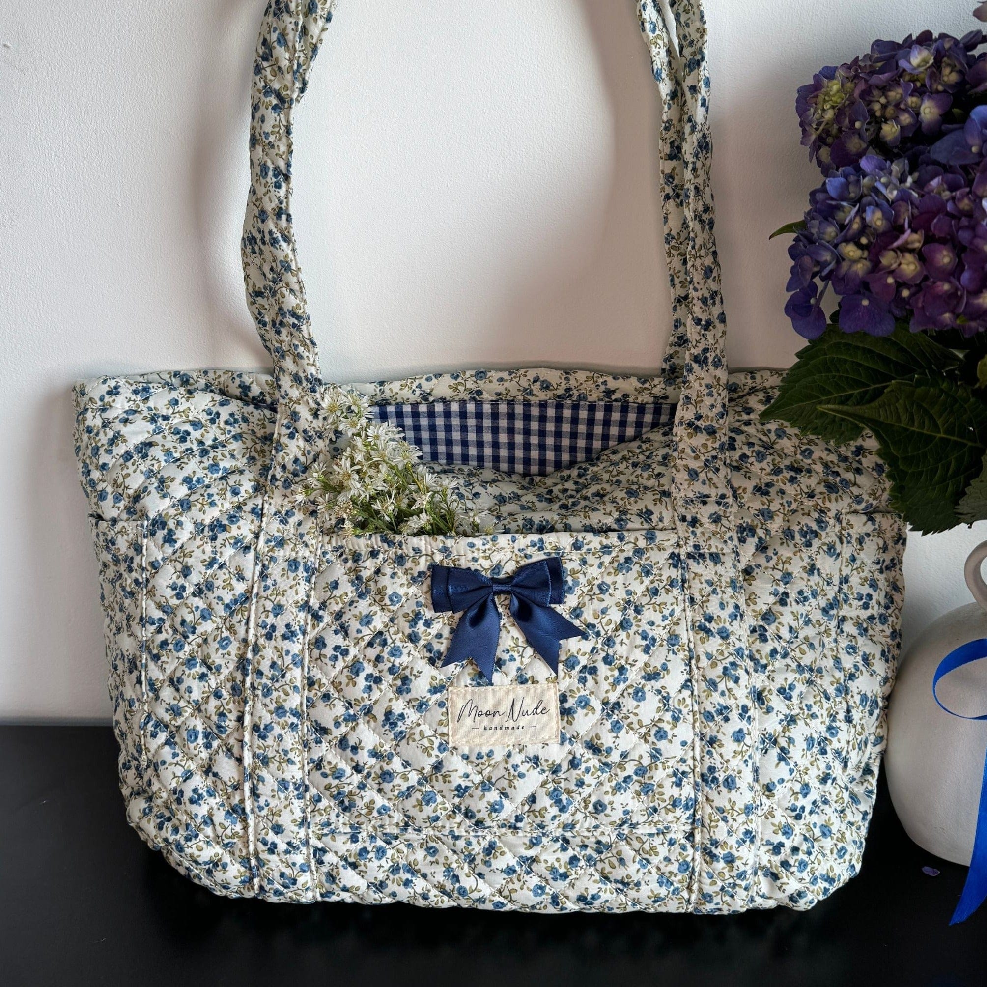 Moon Nude Spring Tote Bag