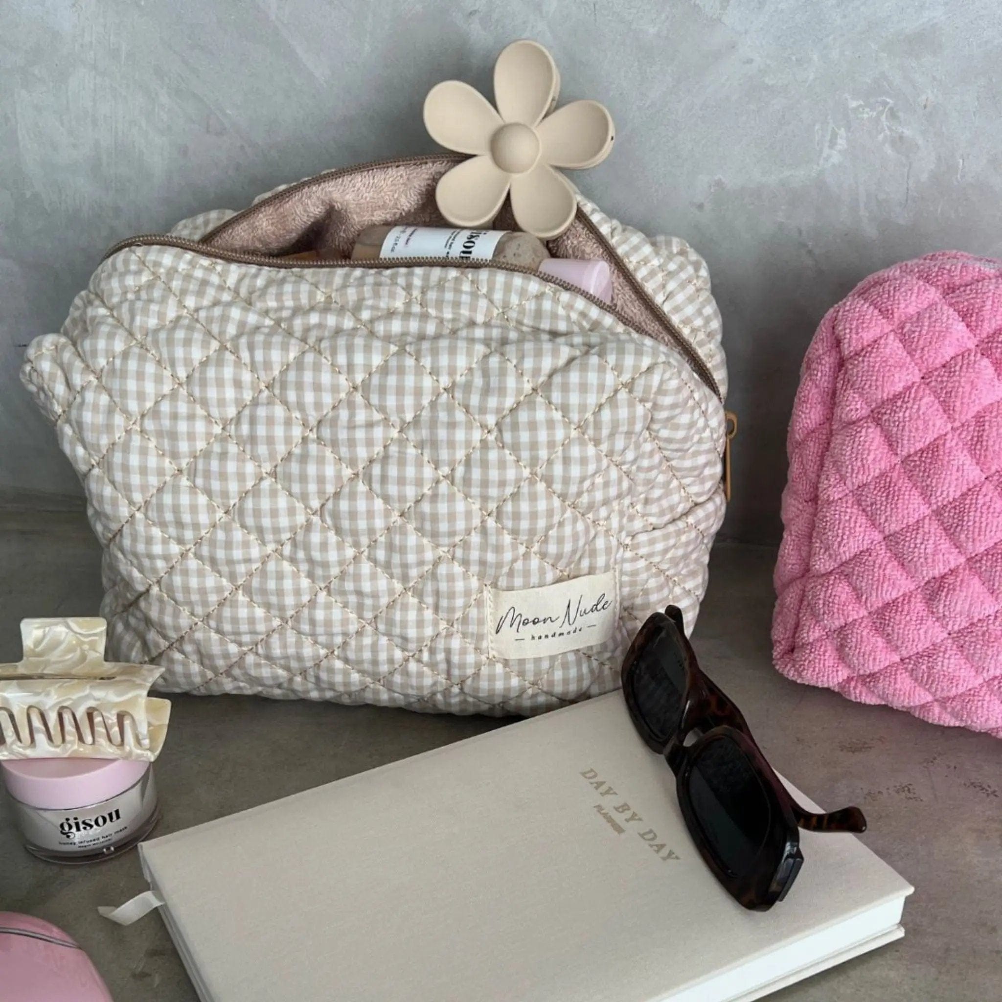 Moon Nude Nude Large Makeup Bag