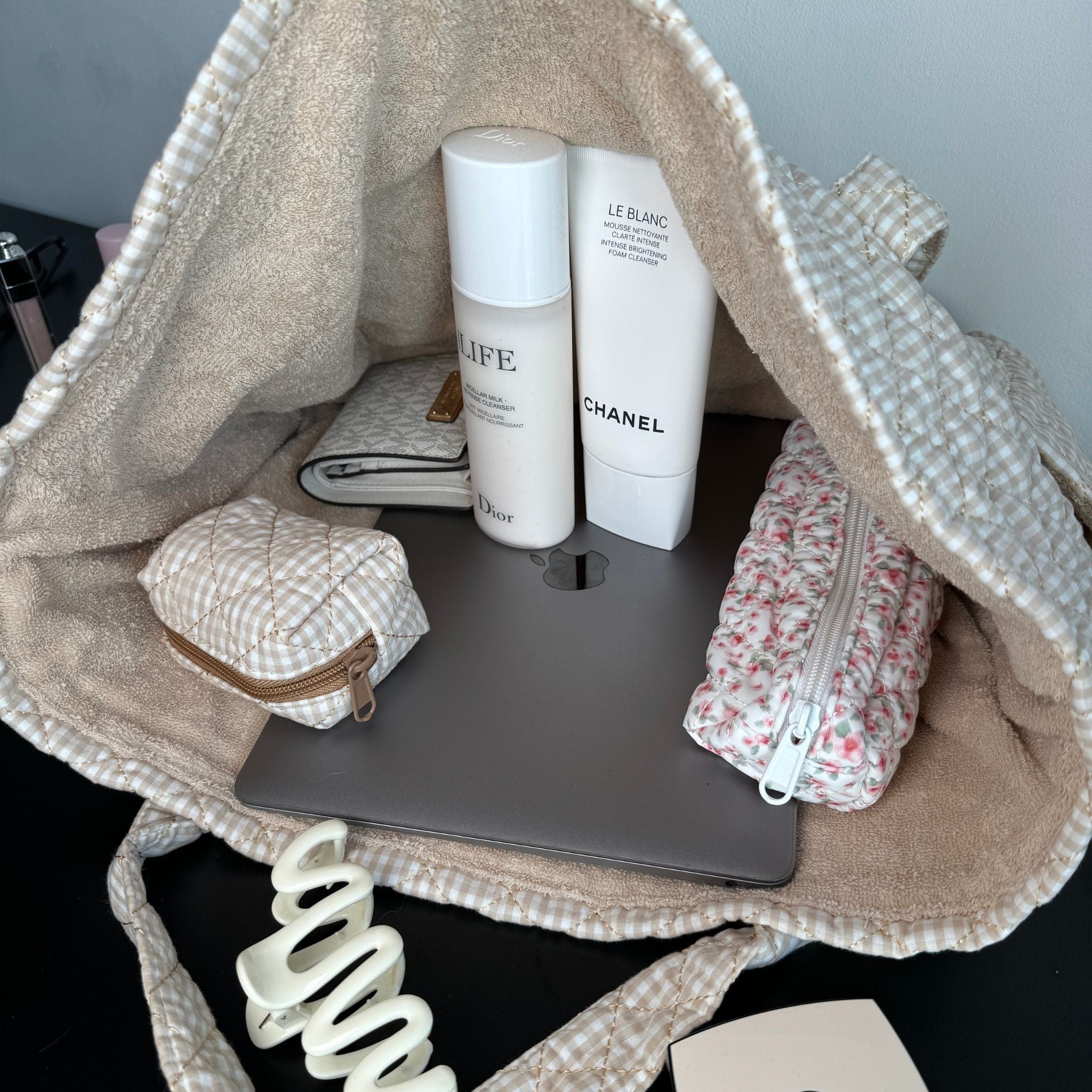 Moon Nude Nude Tote Bag Zipper