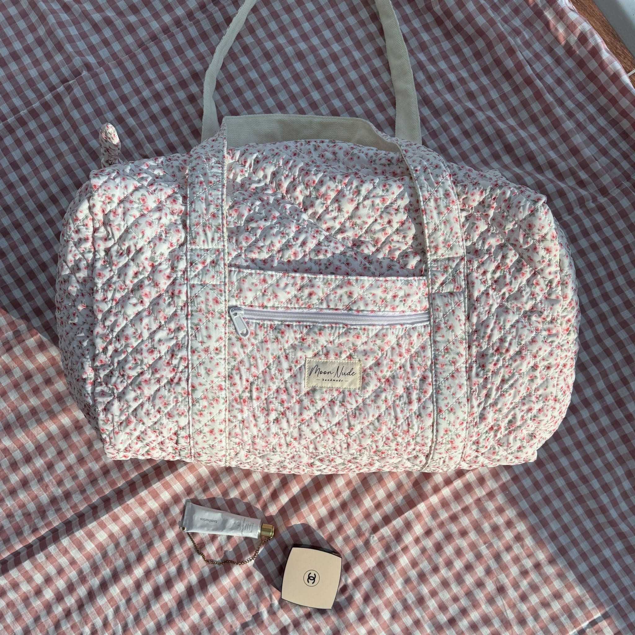 Moon Nude Peony Large Duffel Bag